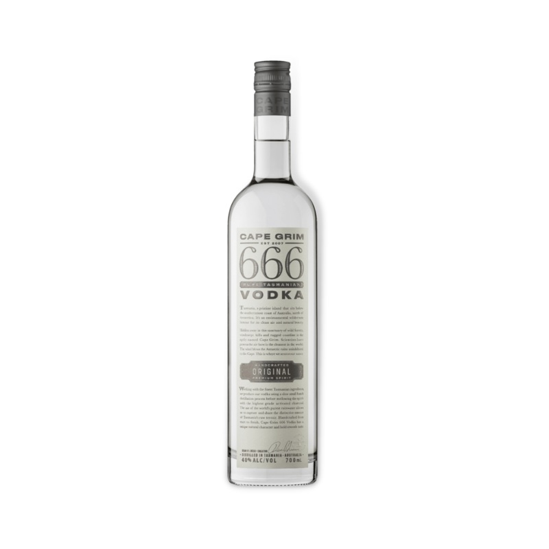 Cape Grim 666 Pure Tasmanian Vodka 700ml (ABV 40%)