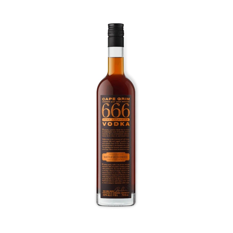 Cape Grim 666 Wattleseed Coffee Vodka 700ml (ABV 40%)