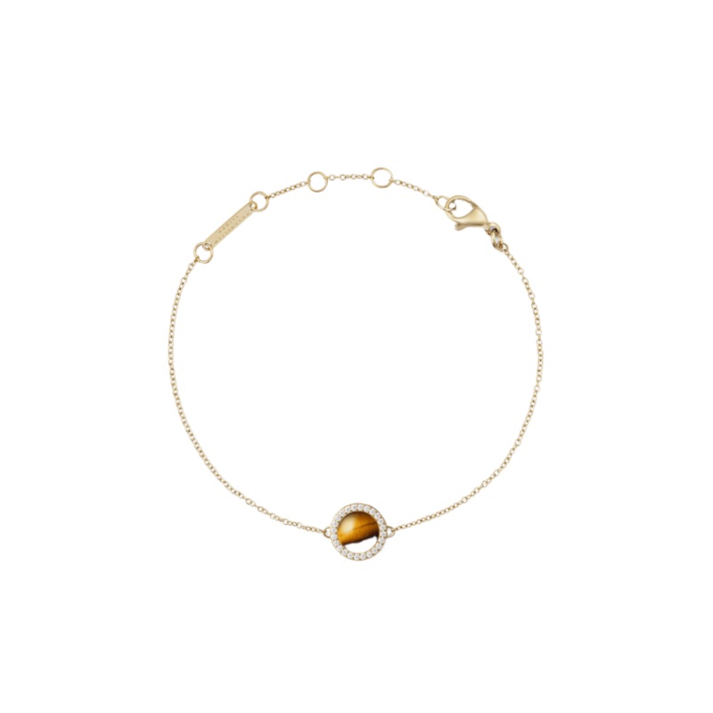 Daniel Wellington Audrey Tiger Eye Gold Bracelet DW00401427