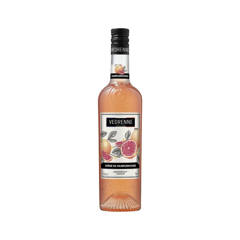 Vedrenne Liqueur Creme de Pamplemousse Rose (Pink Grapefruit) 700ml (ABV 15%)