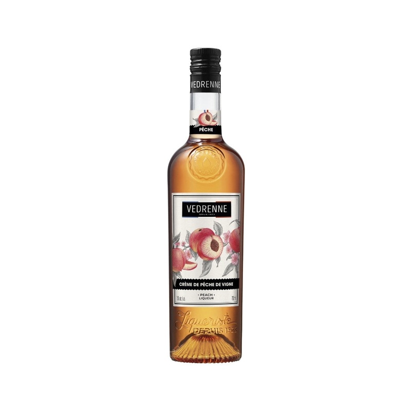 Vedrenne Liqueur Creme de Peche de Vigne (Vine Peach) 700ml (ABV 15%)