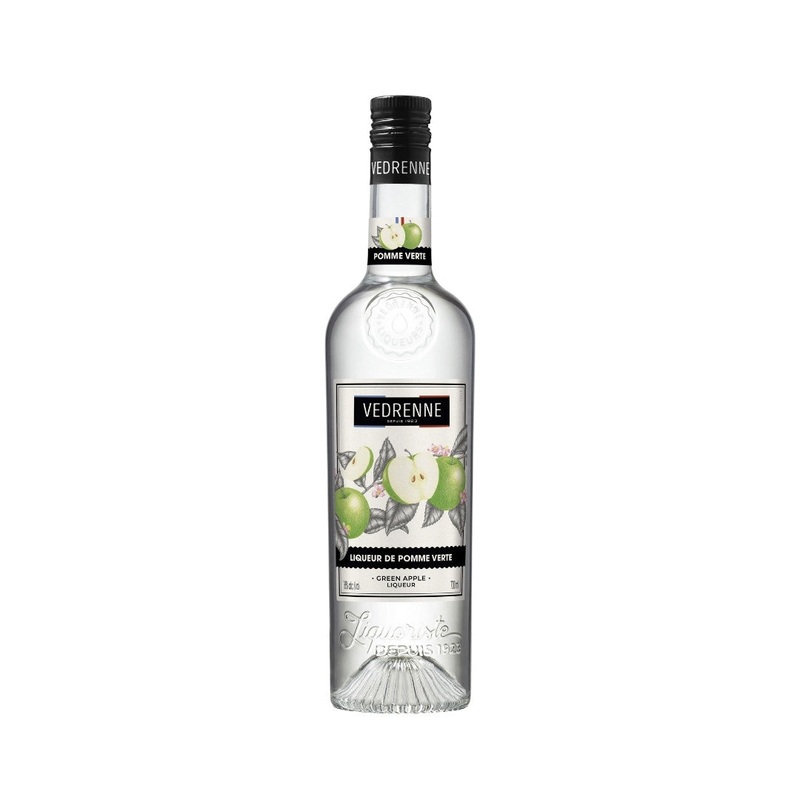 Vedrenne Liqueur de Pomme Verte (Green Apple) 700ml (ABV 18%)