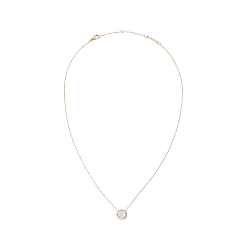 Daniel Wellington Audrey Mother of Pearl Rose Gold Necklace DW00401448