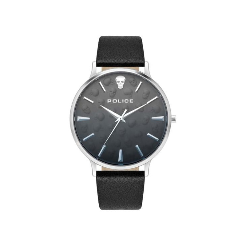 Police Tasman Black Leather Watch PL.16023JS/02