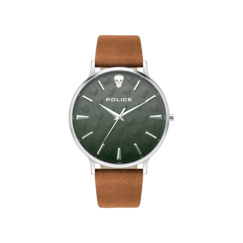 Police Tasman Brown Leather Watch PL.16023JS/13