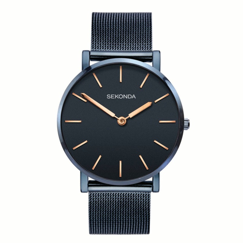 Sekonda Blue Case Blue Dial Blue Bracelet Womens Watch