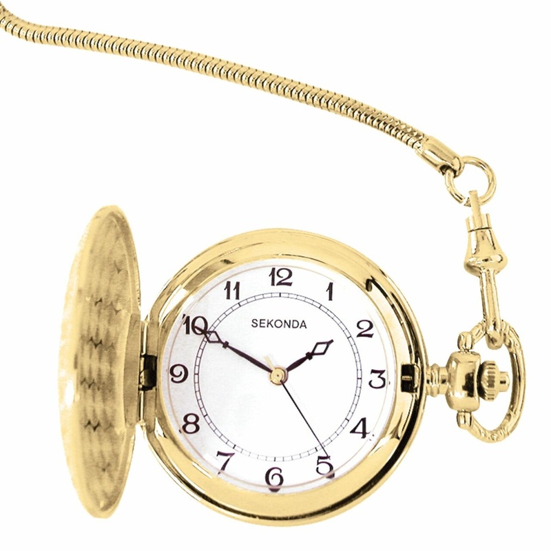 Sekonda Gold Colour Medium Pocket Unisex Watch