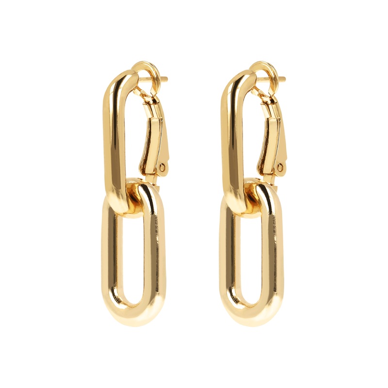 Bronzallure 2 in 1 Golden Earrings