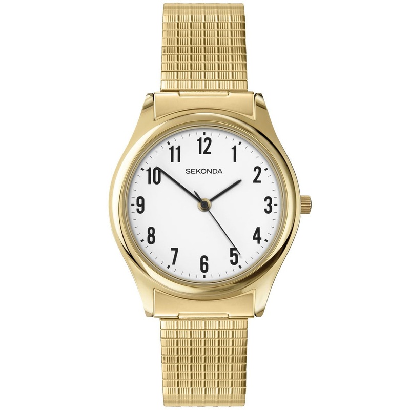 Sekonda Classic Gold Plated White Dial Watch SK3752