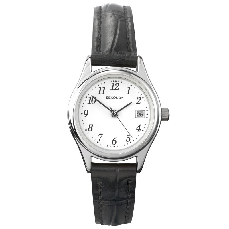 Sekonda Classic Leather Strap White Dial Watch SK4081