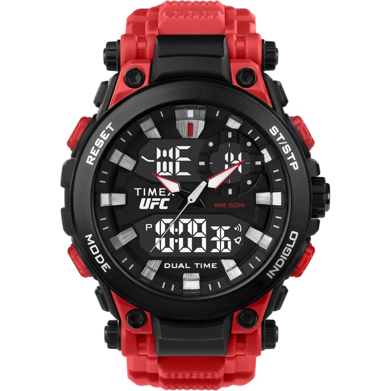 Timex UFC Impact 50mm Resin Strap Watch TW5M53000
