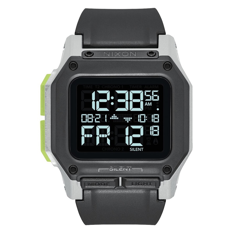 Nixon Regulus Black/White/Lime Watch A1180-3407-00