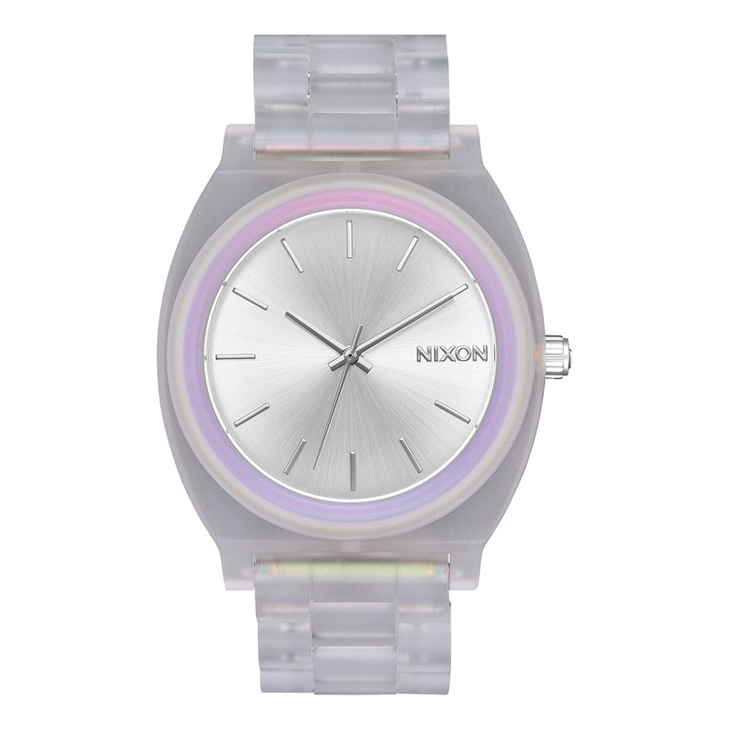 Nixon Time Teller Acetate Clear/Rainbow Womens Watch A327-3250-00