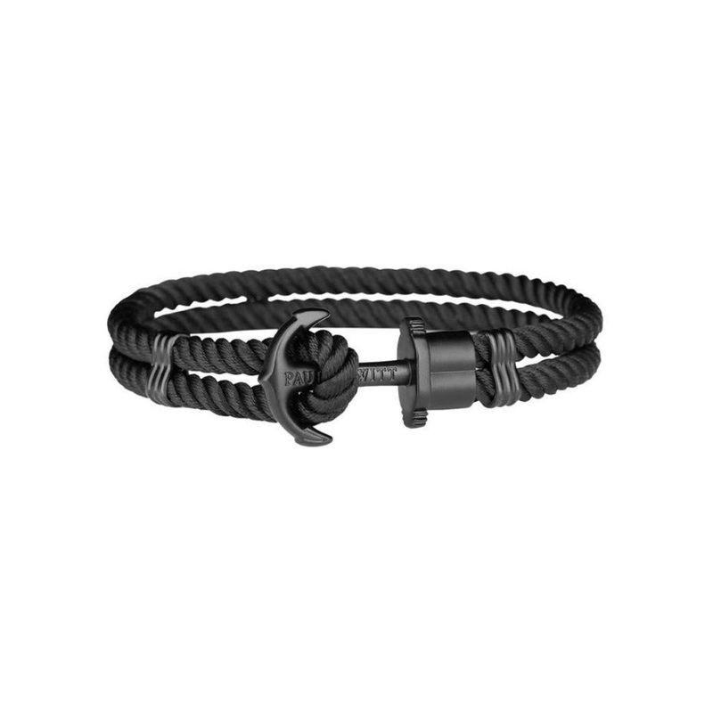 Paul Hewitt Phrep Nylon Black / Black Bracelet - XL