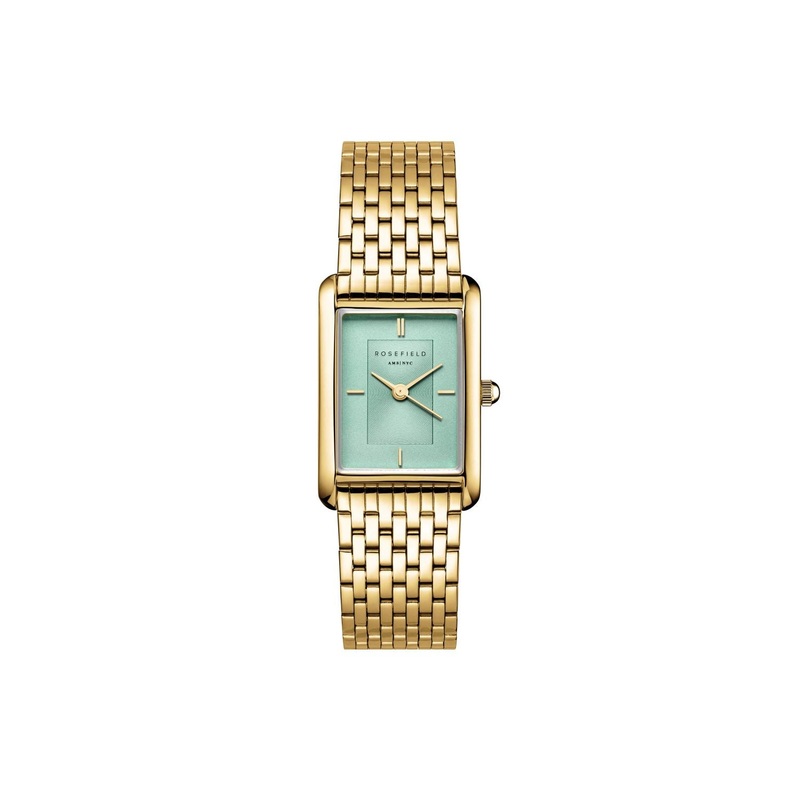 Rosefield Heirloom Mint Green Dial Steel Gold Watch HMGSG-H04