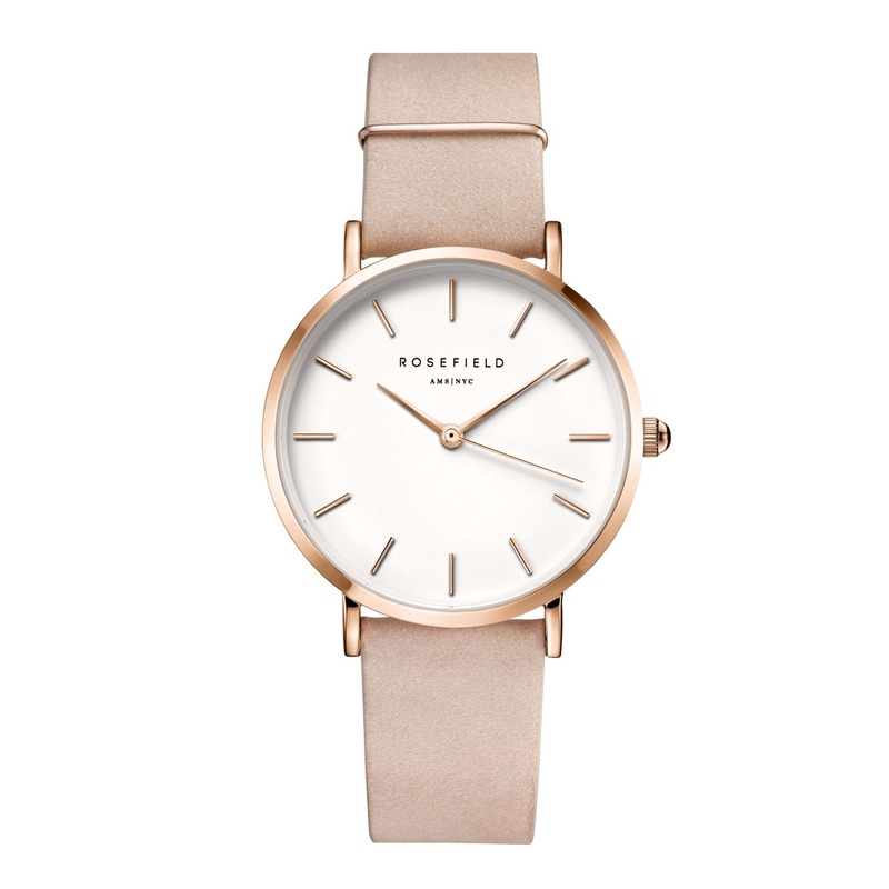 Rosefield The West Village Soft Pink Rosegold Watch WSPR-W73