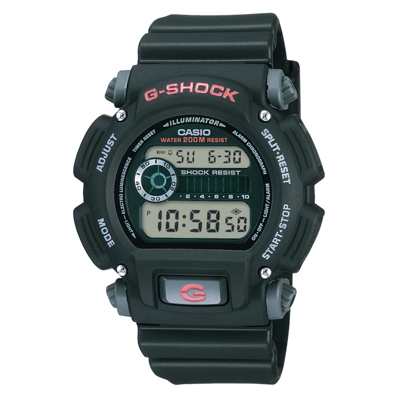 G-Shock Digital Black Resin Band Watch DW9052-1