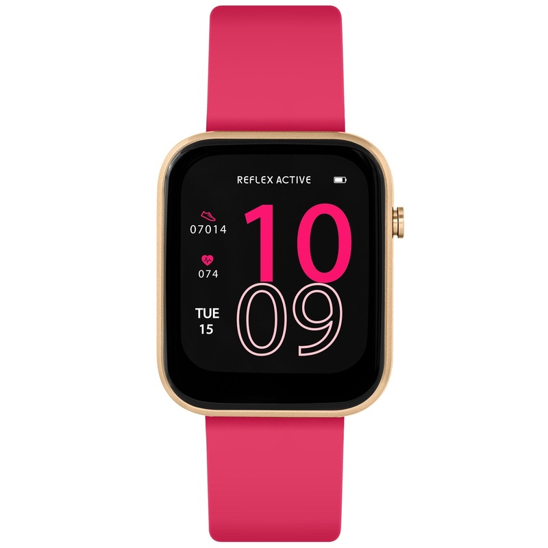 Reflex Active Series 12 Rose Gold/ Pink Silicone Smartwatch RA12-2152