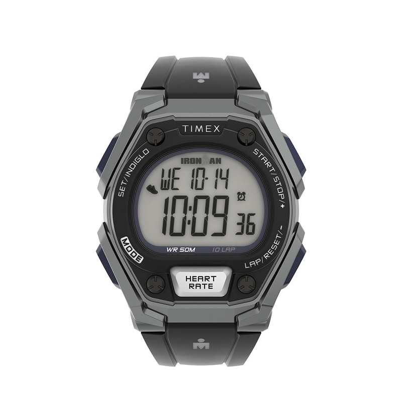 Timex Ironman Classic 10+ Digital Heart Rate Monitor 4mm Resin Band TW5M51200