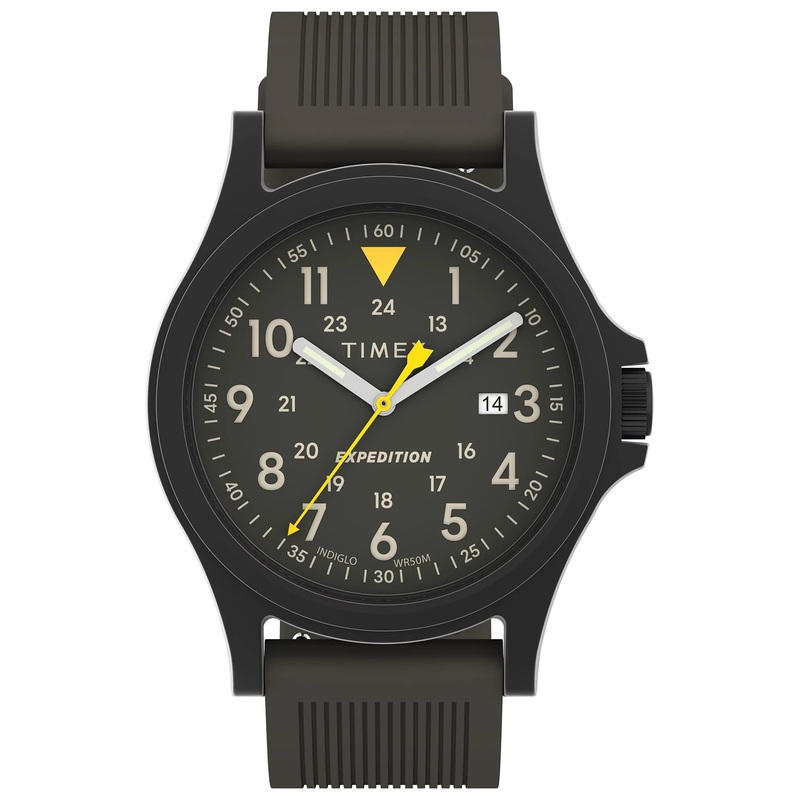 Timex Expedition Acadia Silicone Strap Brown Dial Watch TW4B30000