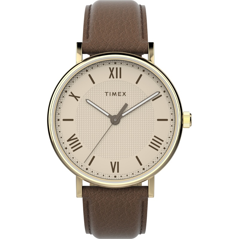 Timex Southview 41mm Leather Cream Dial Watch TW2V91300