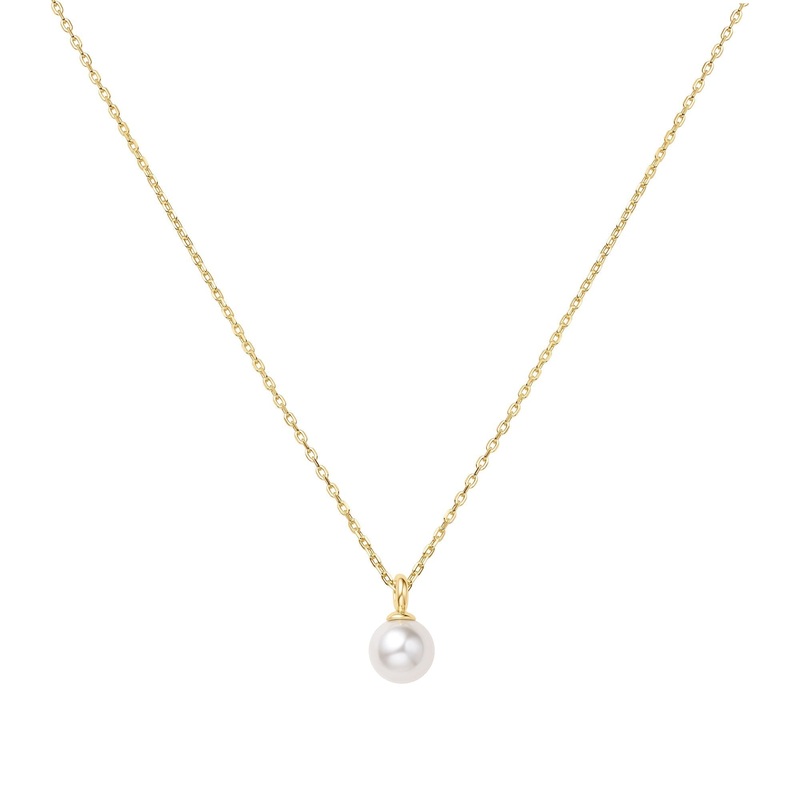 Ania Haie Gold Pearl Drop Pendant Necklace