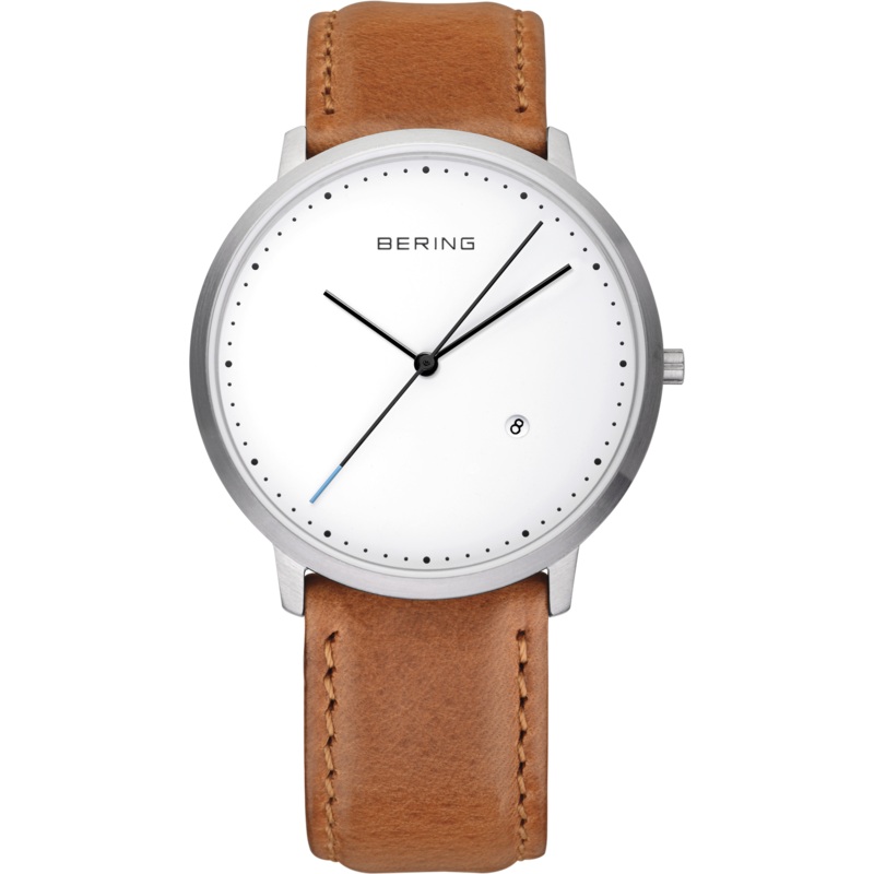 Bering Classic Minimalist Brown Watch