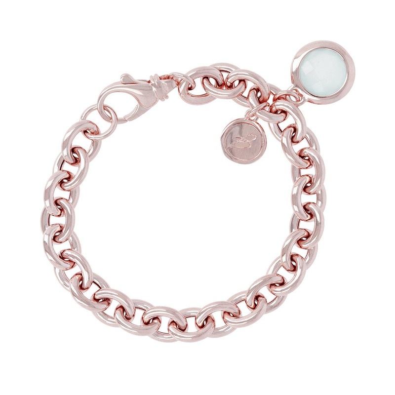 Bronzallure Gemstone Charms Bracelet