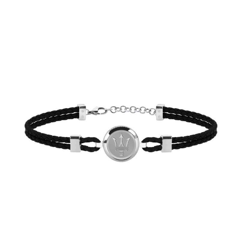 Maserati Jewels Men's Leather Bracelet