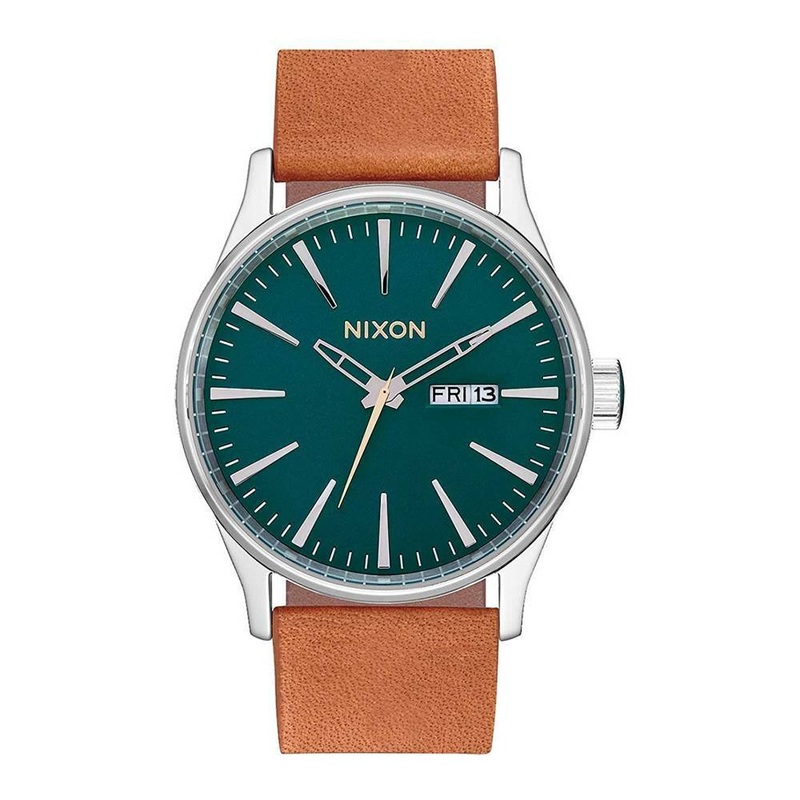 Nixon The Sentry Leather Watch A105-2535-00