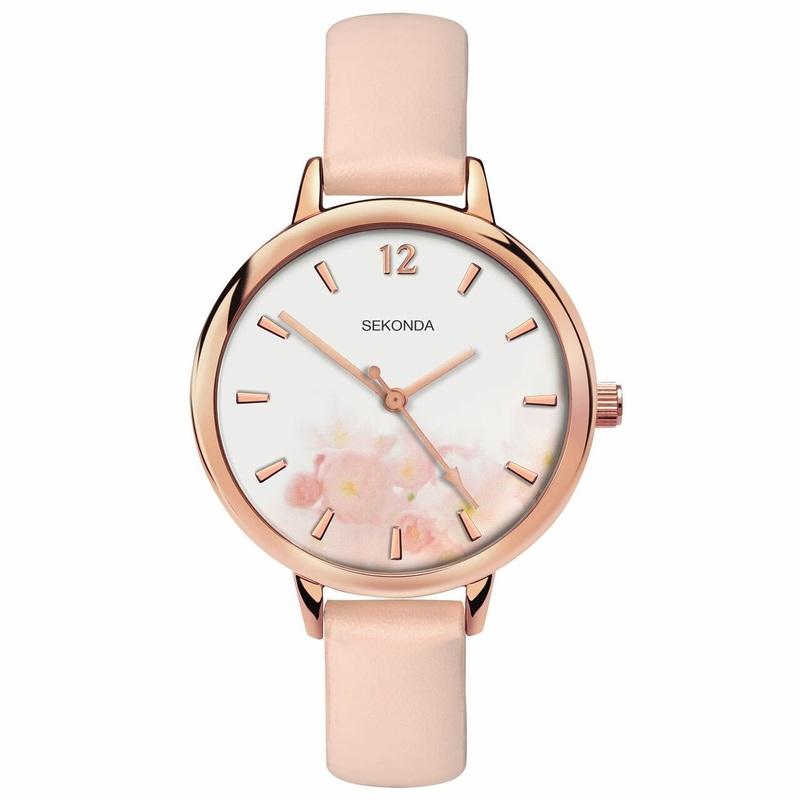 Sekonda Rose Gold Case Pink Strap Womens Watch