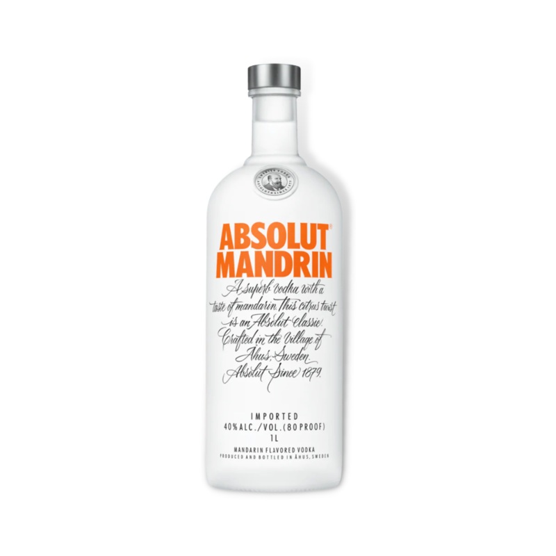 Absolut Mandarin Vodka 1ltr (ABV 40%)