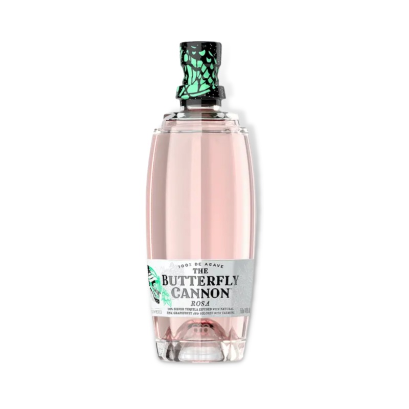 Butterfly Cannon Rosa Tequila 750ml (ABV 40%)