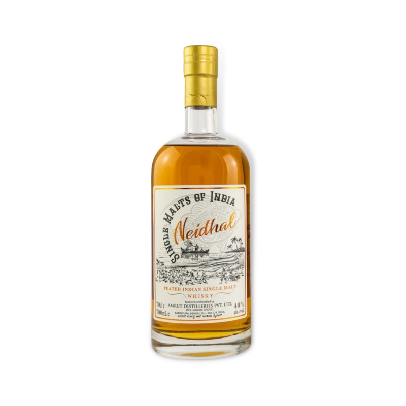 Amrut Neidhal Peated Indian Single Malt Whisky 700ml (ABV 46%)