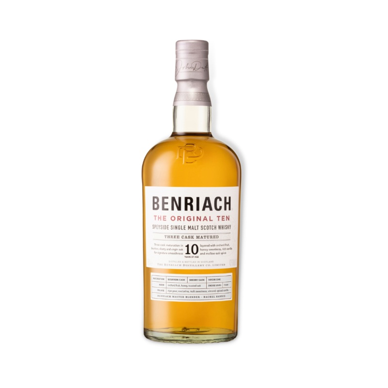 Benriach The Original 10 Year Old Three Cask Matured Single Malt Scotch Whisky 700ml (ABV 43%)