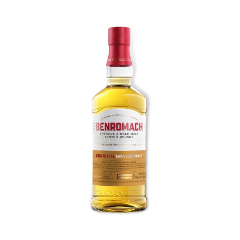 Benromach Contrasts: Cara Gold Malt Speyside Single Malt Scotch Whisky 700ml (ABV 46%)
