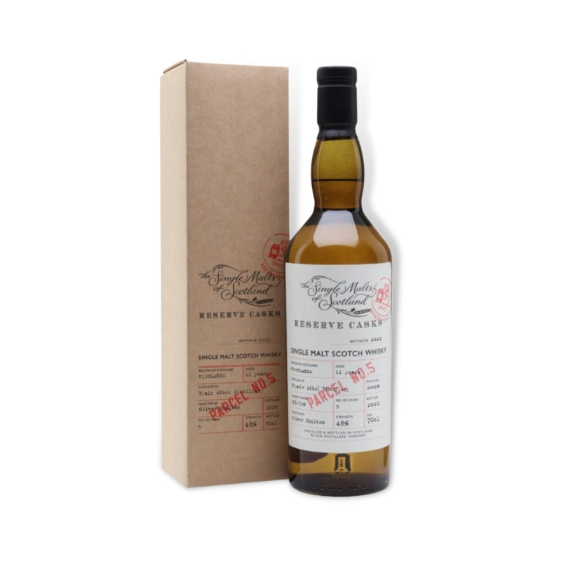 Blair Athol 11 Year Old 2009 Reserve Cask (SMOS) Single Malt Scotch Whisky 700ml (ABV 48%)