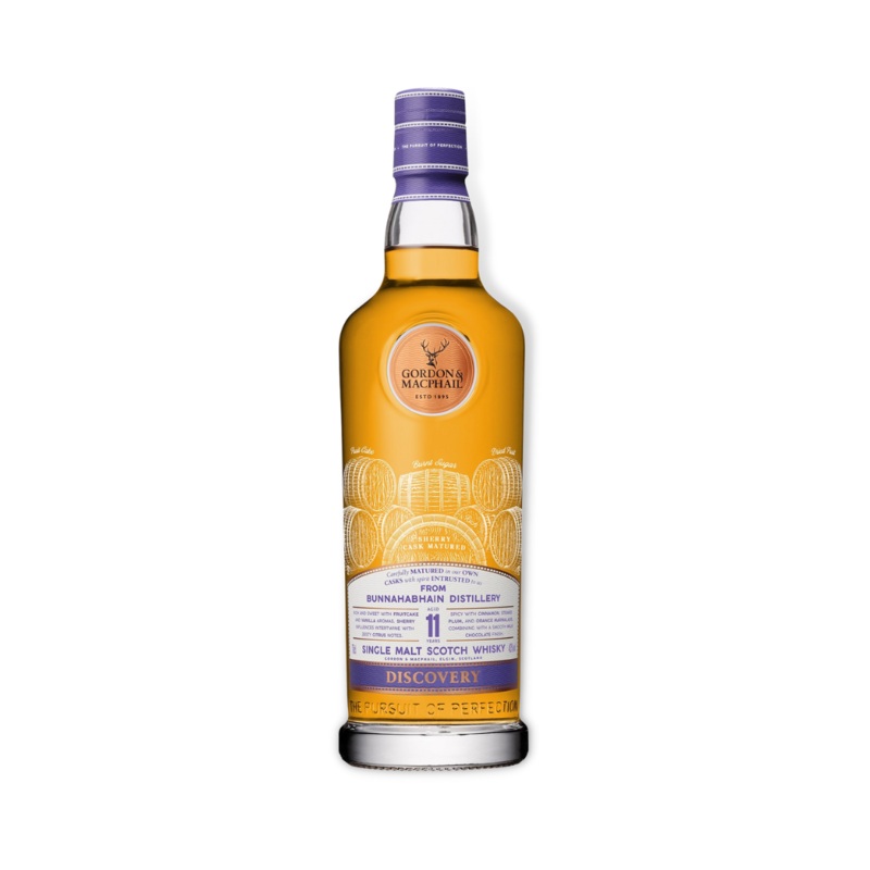 Bunnahabhain 11YO Sherry Cask (G&M Discovery) Single Malt Scotch Whisky 700ml (ABV 43%)