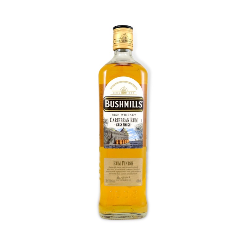 Bushmills Caribbean Rum Cask Finish Irish Whiskey 700ml (ABV 40%)