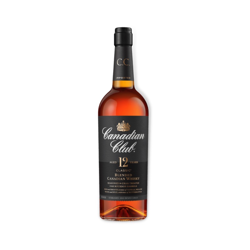 Canadian Club 12YO Classic Blended Canadian Whisky 700ml (ABV 40%)