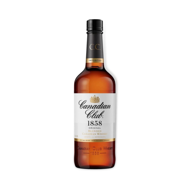 Canadian Club 1858 Blended Canadian Whisky 700ml / 1ltr (ABV 37%)