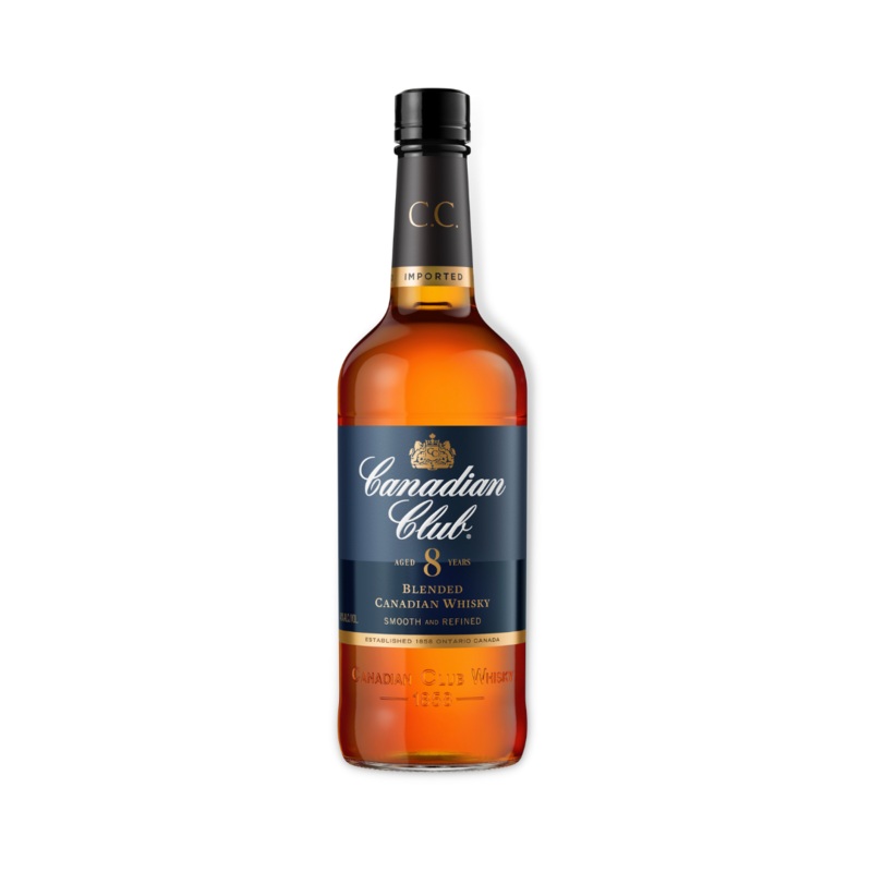 Canadian Club 8 Year Old Blended Canadian Whisky 700ml (ABV 40%)