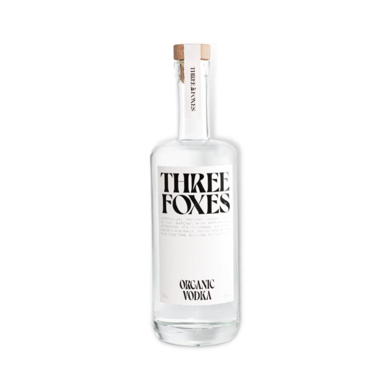 Three Foxes Organic Vodka 700ml (ABV 38%)