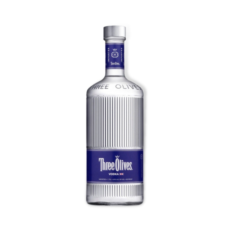 Three Olives Vodka 1ltr (ABV 37%)