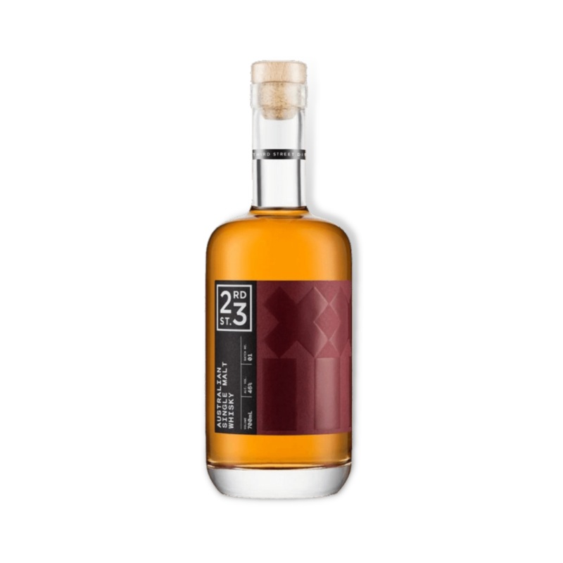 23rd Street Batch No.1 Australian Single Malt Whisky 700ml (ABV 46%)