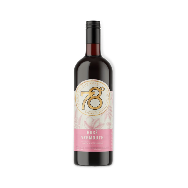 78 Degrees Rose Vermouth 750ml (ABV 18%)
