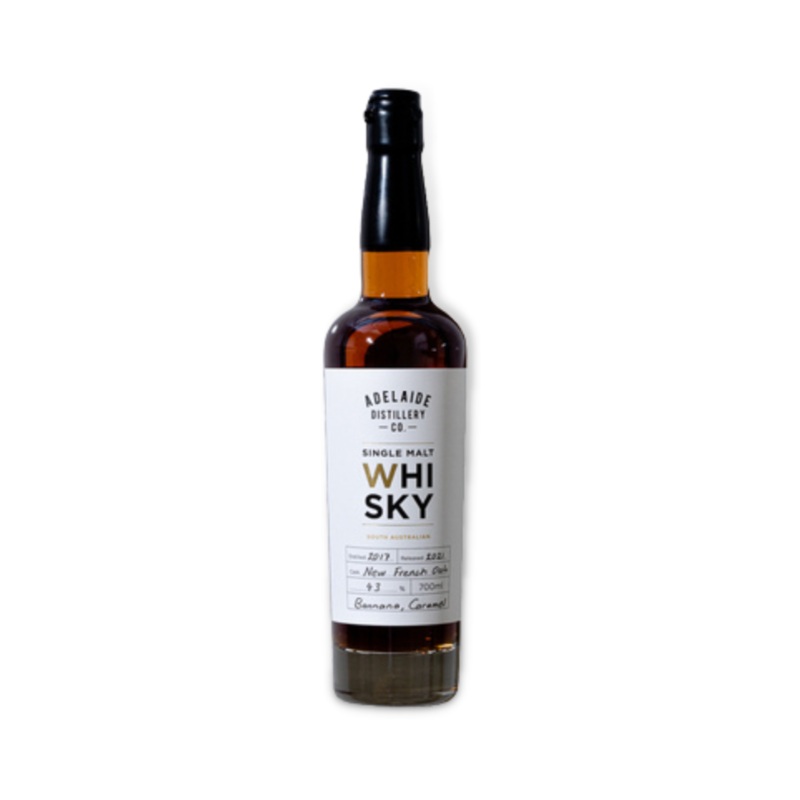 Adelaide Distillery Single Malt Whisky 700ml (ABV 43%)
