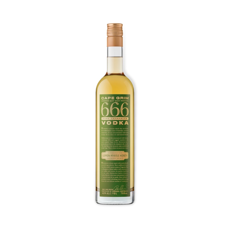 Cape Grim 666 Lemon Myrtle Honey Vodka 700ml (ABV 40%)