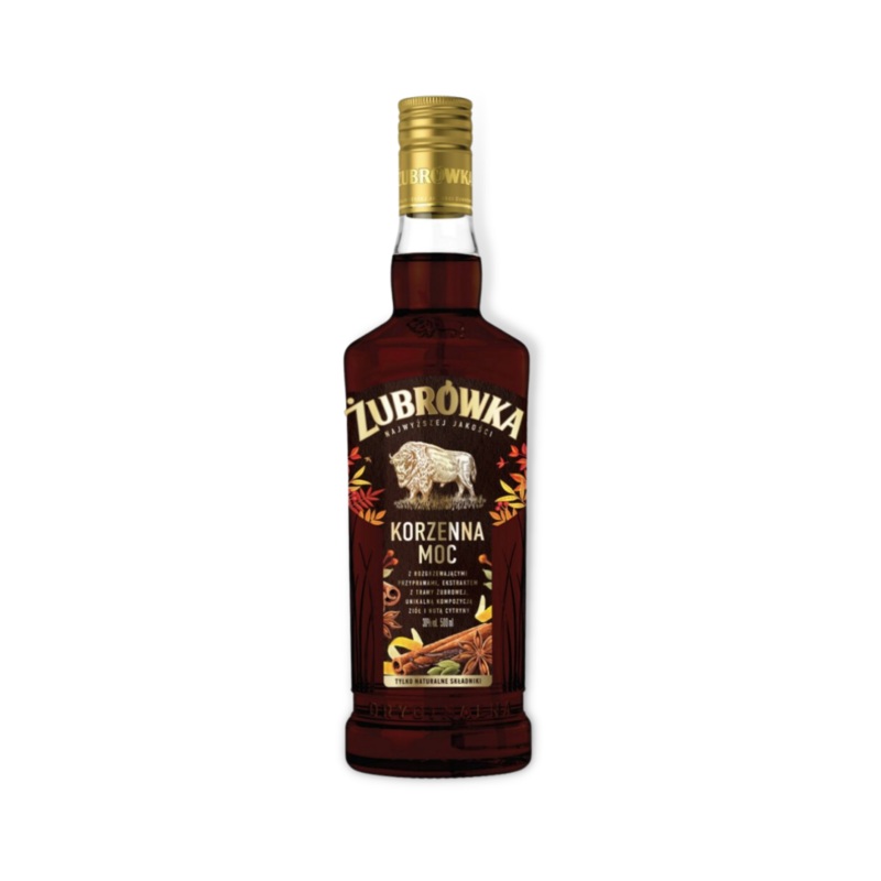 Zubrowka Korzenna Moc (Spicy Power) Vodka 500ml (ABV 30%)