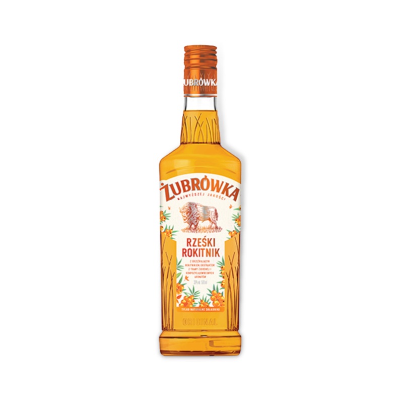 Zubrowka Rzeski Rokitnik (Sea Buckthorn) Vodka 500ml (ABV 30%)